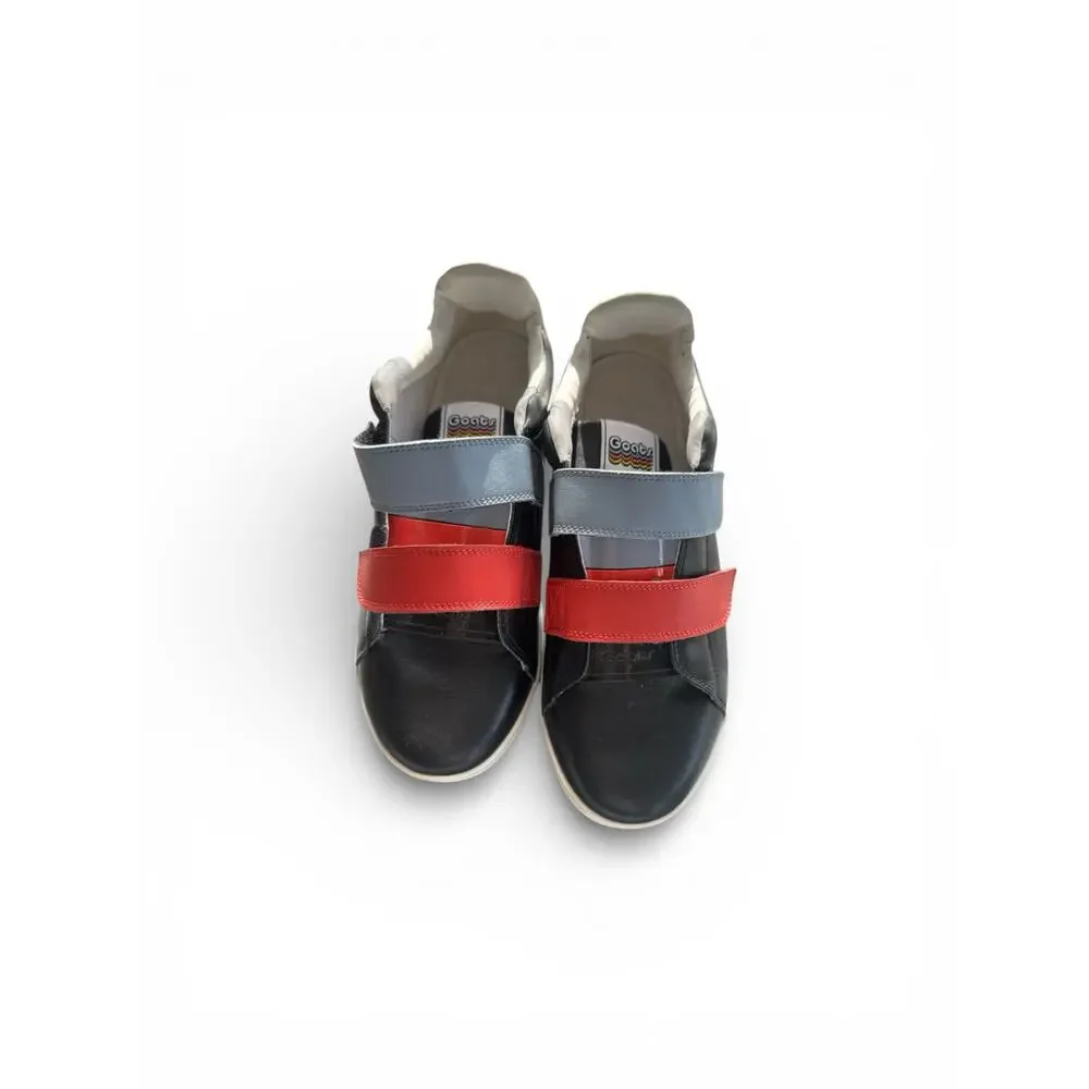 Goats The 005 Leather Sneakers Goat Slip On Black Size 11.5